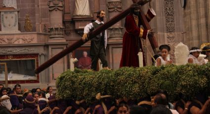 Viacrucis en Guanajuato capital: Abarrotan Oratorio de San Felipe Neri durante La Pasión de Cristo