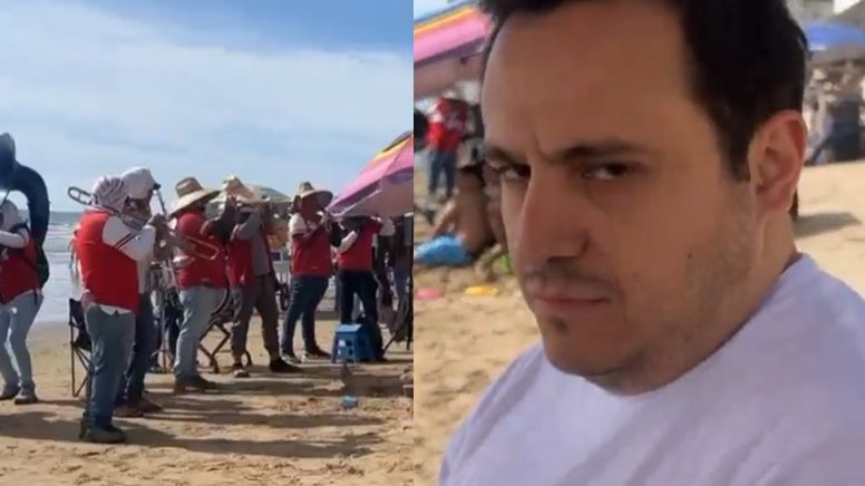 Richie O'Farrill se suma a polémica por música de banda en playas de Mazatlán