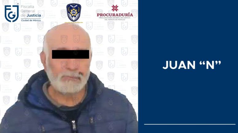 Capturan en Hidalgo a presunto homicida; evadió la justicia por 29 años