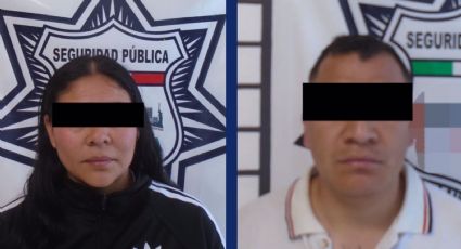 Detienen a dos por presunta extorsión en plaza comercial de Pachuca