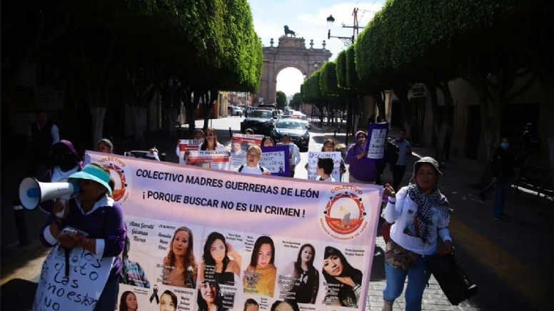 8M en León: Marcha colectivo Madres Guerreras y pide mayor seguridad