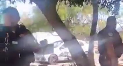 Captan en video a policías de León tras supuesta golpiza a vecino en la Deportiva I