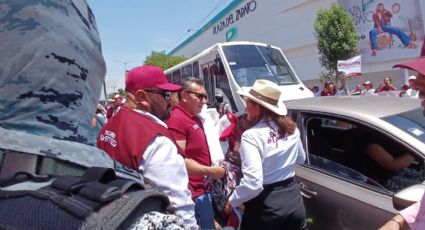 Hacen campaña candidatas de Morena en León blindadas por Ejército y Guardia Nacional
