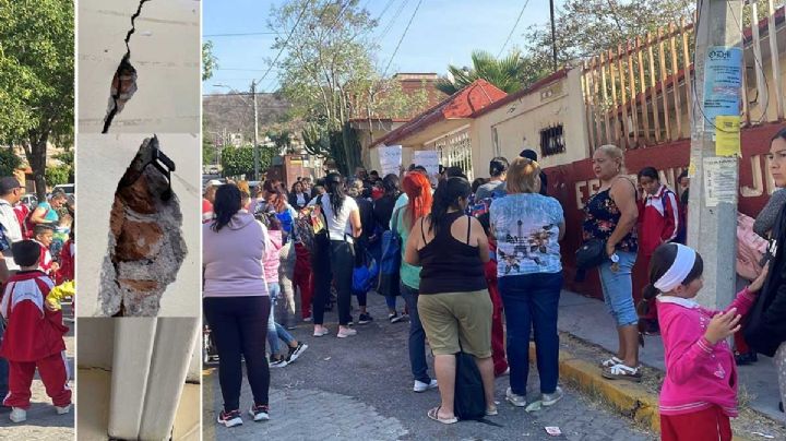 Primaria Juan Álvarez está construida sobre falla geológica, daños ponen en peligro a niños y padres exigen solución inmediata