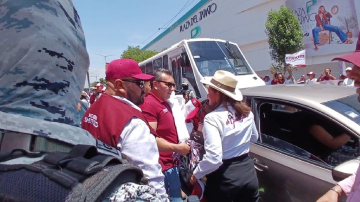 Hacen campaña candidatas de Morena en León blindadas por Ejército y Guardia Nacional