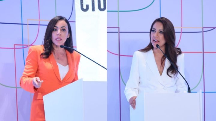 Libia Dennise García no cae en provocaciones de Yulma Rocha durante debate de Coparmex