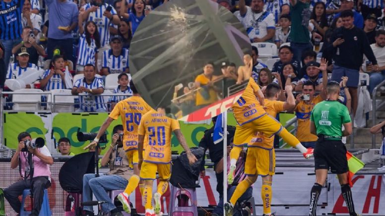 Tigres: Liga MX informa que vetaron de estadios a dos aficionados que lanzaron vaso