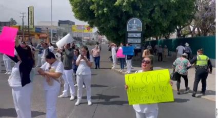 Protesta personal de salud en estados no sumados al IMSS Bienestar