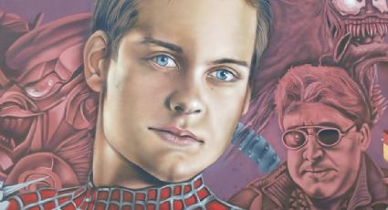 Plasman a Spider-Man en espectacular mural de 45 metros en León