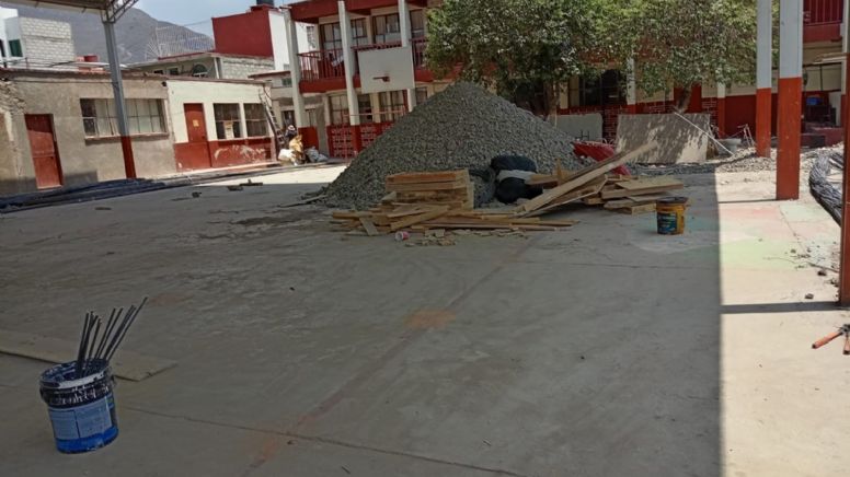 Así va la reconstrucción de la escuela Ignacio Zaragoza