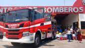 Estrenan bomberos de Salamanca camión donado por Pemex; esto es lo que cuesta