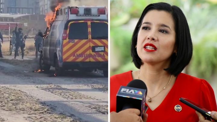 Ambulancias atacadas en Celaya tenían indicios de no ser utilizadas para fines médicos sino para actos ilícitos: Sophia Huett