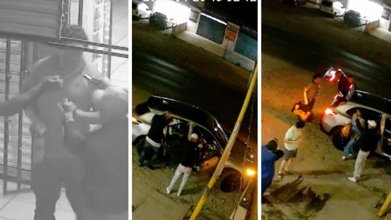 VIDEO: Encañonan a conductor para robarle su camioneta y obligan a familia a bajar