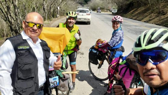 De San Luis Potosí a Yucatán, ¡en bici! Contingente descansará en Huejutla