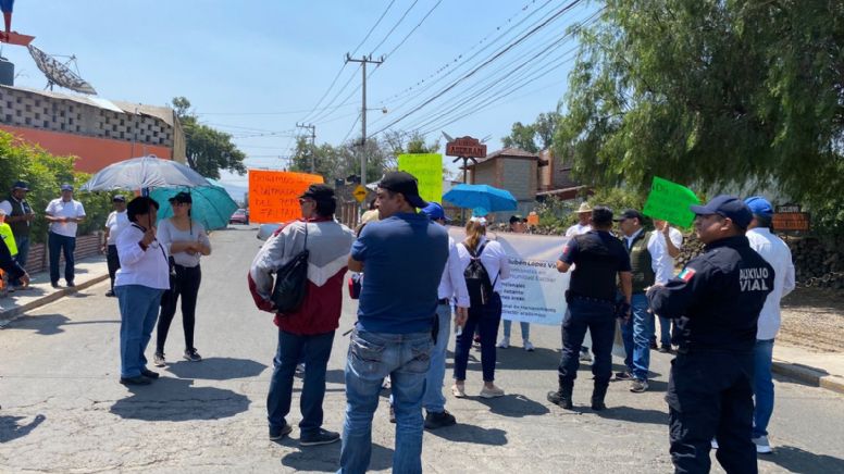 Bloqueo y protesta para exigir mejoras a plantel Cobaeh en Cuatepec