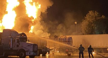 Tula: Controlan incendio en pensión de autotanques