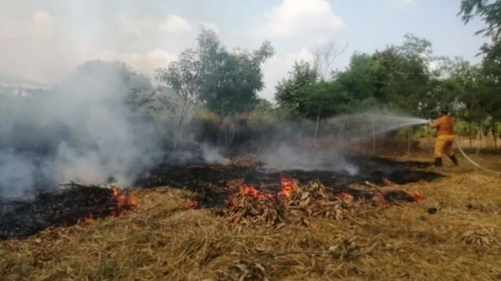 Persisten entre uno y dos incendios diarios de basura en Tulancingo