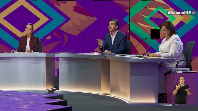 Segundo debate presidencial entre Xóchitl, Claudia y Jorge