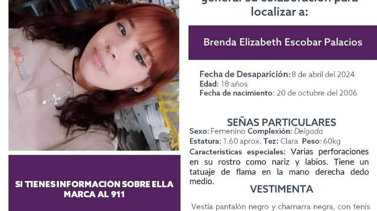 Desaparece jovencita en León: Brenda Escobar fue vista por última vez en la León I