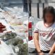 Pasteles y golosinas de marihuana, la detienen afuera de escuela con bolsas de hierba cannabis