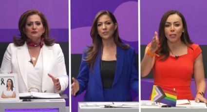 Debate por la gubernatura: Libia García, Alma Alcaraz y Yulma Rocha ofrecen un sexenio enfocado en mujeres