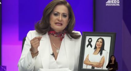 Javier Mendoza critica a Alma Alcaraz por mostrar foto de Gisela Gaytán en debate
