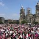 Provoca 'olas' Marea Rosa: se instalan maestros y amplían plantón en Zócalo