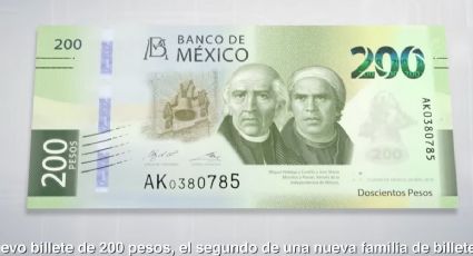 Así es el nuevo billete de 200 pesos para conmemorar 30 años de autonomía de Banxico