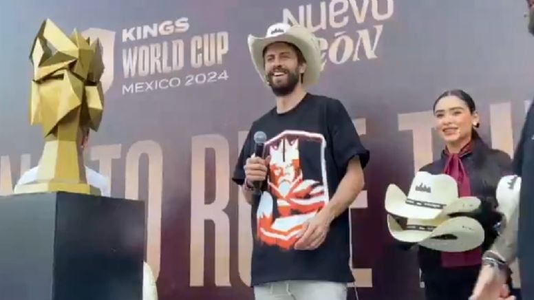 Kings League: Gerard Piqué se pone sombrero y le cantan “Piqué, hermano, ya eres mexicano”