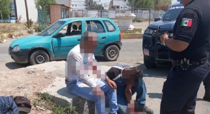Golpean a presuntos ladrones en Pachuca