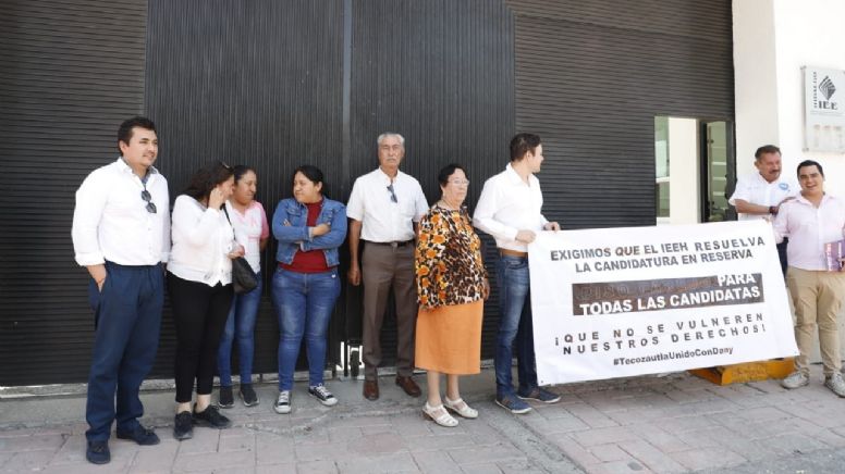 Violenta IEEH derechos de Daniela Alvarado en Tecozautla; sigue sin aprobar su candidatura