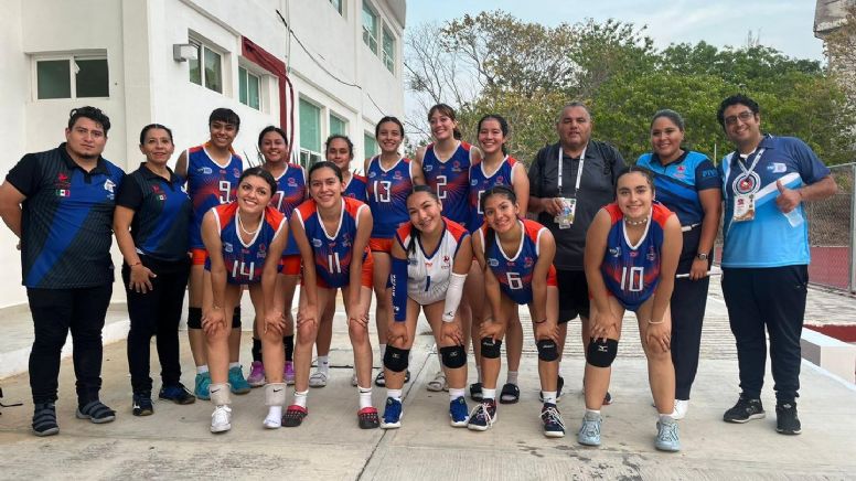 ¡Cabeza arriba! 5 voleibolistas leonesas disputaron semifinal ante Michoacán en Juegos Nacionales 2024