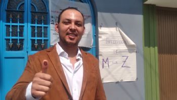 Guillermo Ortiz, candidato de Movimiento Ciudadano, llega a votar y denuncia mensajes a favor de Morena