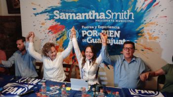 Samantha Smith aventaja en elección a alcaldía de Guanajuato capital