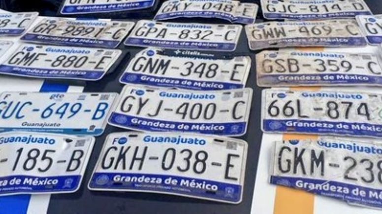¿Se cayó la placa de tu auto durante la tormenta? Presidencia municipal tiene 40 en resguardo