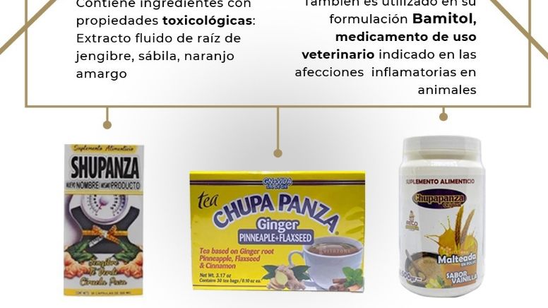 Cofepris alerta de los productos 'Chupa panza' para reducir el peso y el estrés