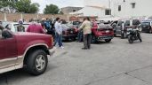 Tres vehículos se impactan en el corralón del mercado municipal de Acámbaro