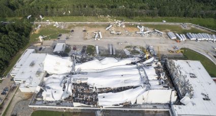 Reinicia producción en planta de Pfizer azotada por tornado en Carolina del Norte