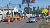 Piden automovilistas orden en obra de distribuidor vial en Tulancingo