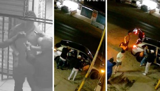 VIDEO: Encañonan a conductor para robarle su camioneta y obligan a familia a bajar
