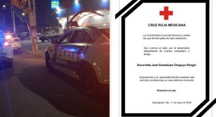 Celebran Día de la Cruz Roja en Celaya y en la capital matan a un colega paramédico a balazos