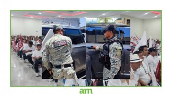 Custodiados por Guardia Nacional, candidatos de Morena se reúnen con el SNTSS