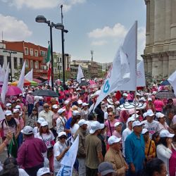 Pachuca se suma a la marea rosa, en apoyo a Xóchitl Gálvez