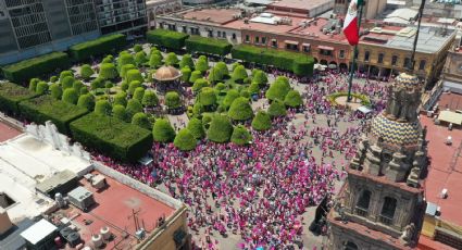 Marea Rosa en Guanajuato: Marchan miles en apoyo a Xóchitl Gálvez
