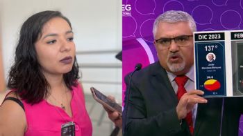 'Está cuidándole su lugar', Salud García acusa al candidato Jorge Acuña de violencia política