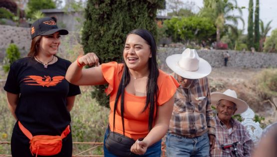Critican a candidata de Uriangato por asistir a actos de campaña en Moroleón