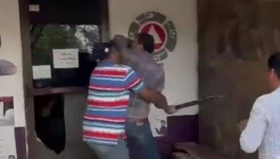 Registran pelea en video de director de Protección Civil de Huejutla