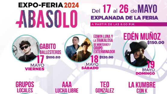 La Trakalosa de Monterrey, Edén Muñoz y Luis R. Conriquez pondrán a bailar a todos en la Expo Feria 2024 de Abasolo